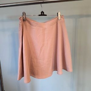 Tobi Cream Skater Skirt